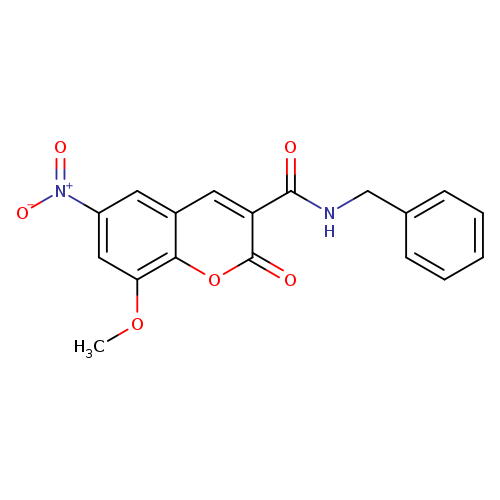 N-benzyl-8-methoxy-6-nitro-2-oxo-2H-chromene-3-carboxamide