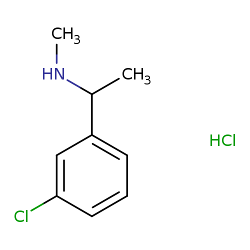 [1-(3-CHLOROPHENYL)ETHYL](METHYL)AMINE HYDROCHLORIDE