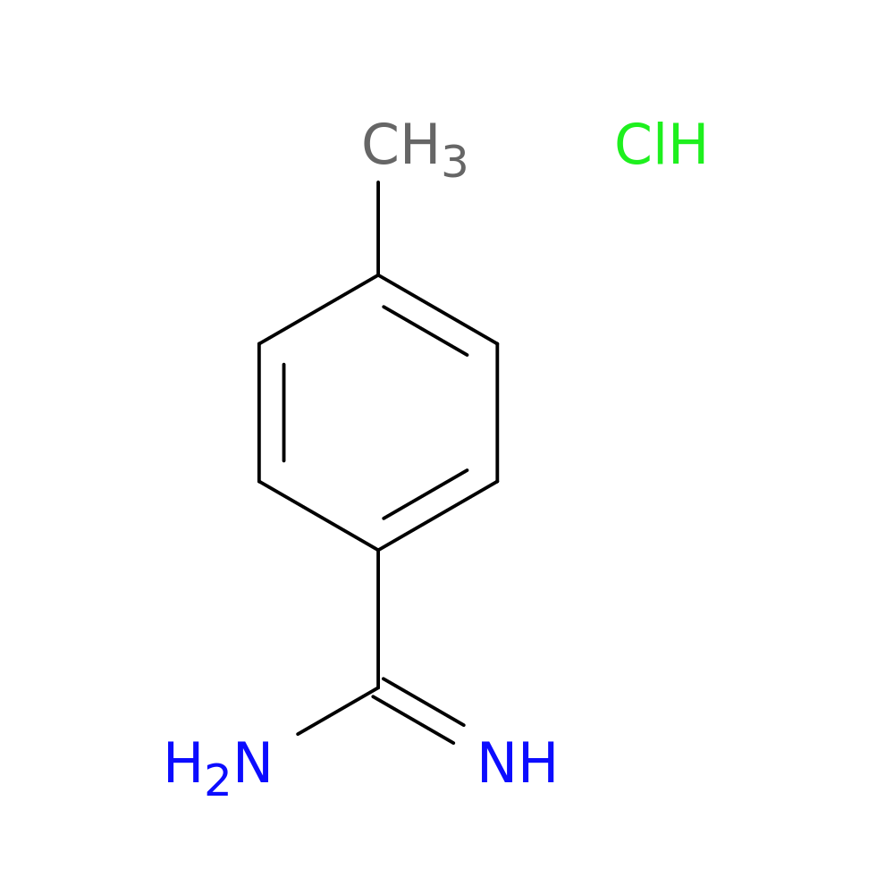Benzenecarboximidamide, 4-methyl-, hydrochloride (1:1)
