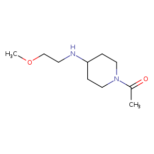 1-{4-[(2-methoxyethyl)amino]piperidin-1-yl}ethan-1-one