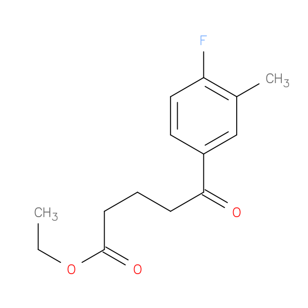 Ethyl 5-(4-fluoro-3-methylphenyl)-5-oxovalerate