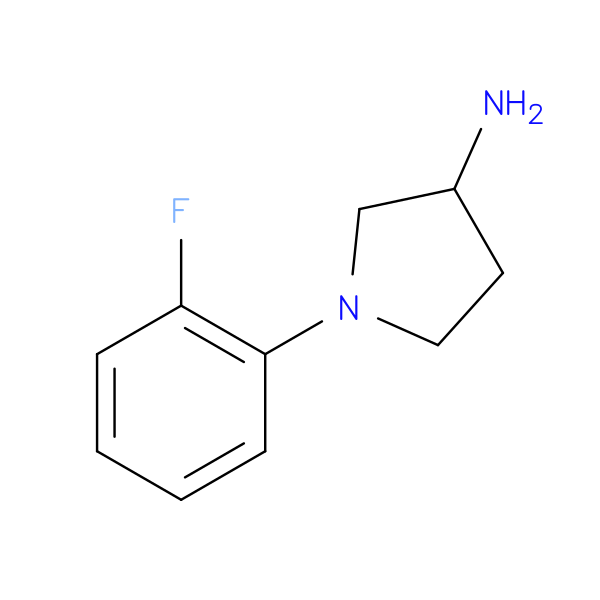 1-(2-Fluorophenyl)pyrrolidin-3-amine