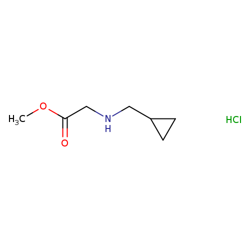 Methyl 2-[(cyclopropylmethyl)amino]acetate hydrochloride
