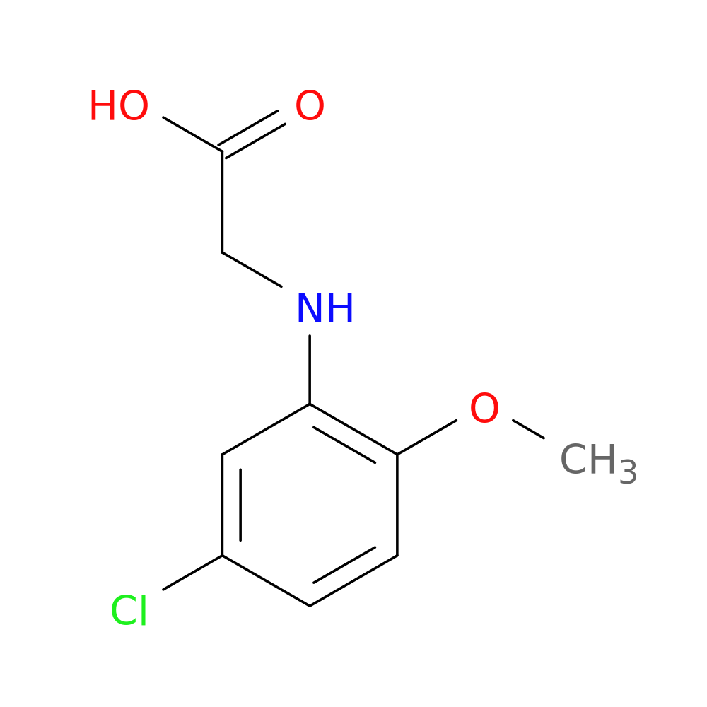 2-[(5-chloro-2-methoxyphenyl)amino]acetic acid