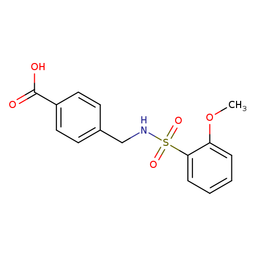 4-(2-methoxybenzenesulfonamidomethyl)benzoic acid