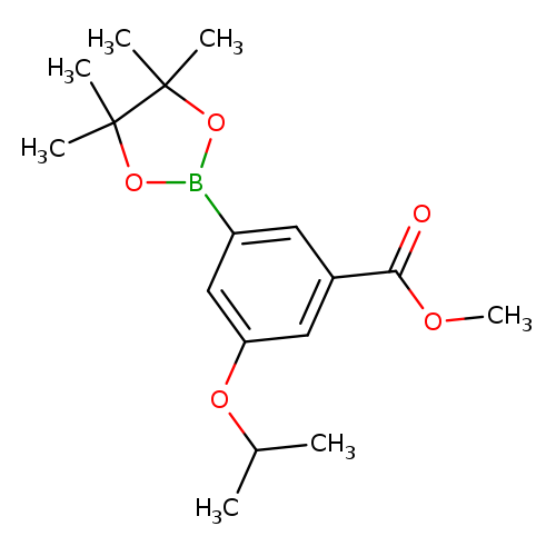 3-Methoxycarbonyl-5-isopropoxyphenylboronic acid, pinacol ester
