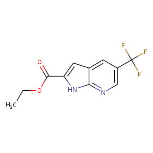 Ethyl 5-(trifluoromethyl)-1H-pyrrolo[2,3-b]pyridine-2-carboxylate