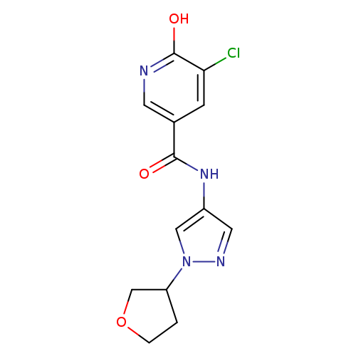 5-chloro-6-hydroxy-N-[1-(oxolan-3-yl)-1H-pyrazol-4-yl]pyridine-3-carboxamide