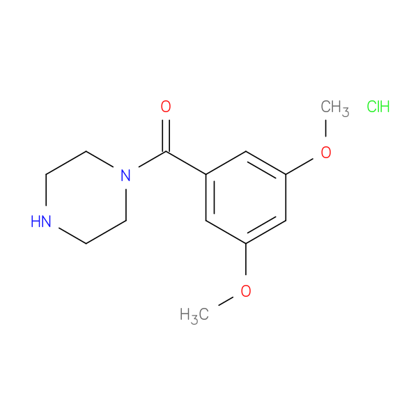 1-(3,5-dimethoxybenzoyl)piperazine hydrochloride