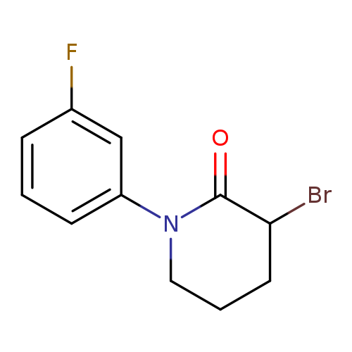 3-bromo-1-(3-fluorophenyl)piperidin-2-one
