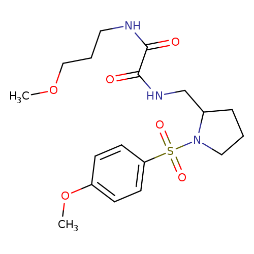 N'-{[1-(4-methoxybenzenesulfonyl)pyrrolidin-2-yl]methyl}-N-(3-methoxypropyl)ethanediamide
