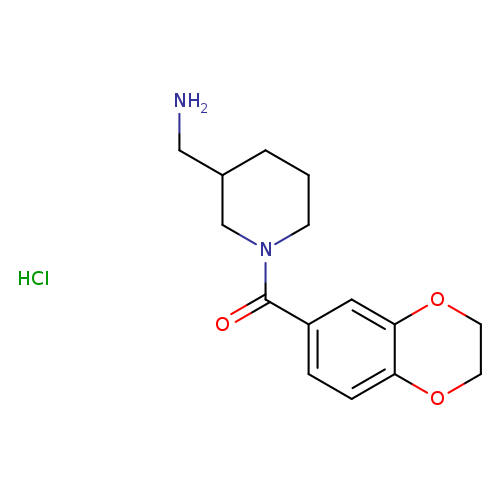 (3-AMinoMethyl-piperidin-1-yl)-(2,3-dihydro-benzo[1,4]dioxin-6-yl)-Methanone hydrochloride