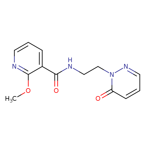 2-methoxy-N-[2-(6-oxo-1,6-dihydropyridazin-1-yl)ethyl]pyridine-3-carboxamide
