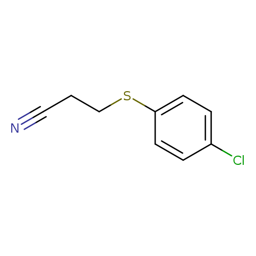 3-[(4-CHLOROPHENYL)THIO]PROPANENITRILE