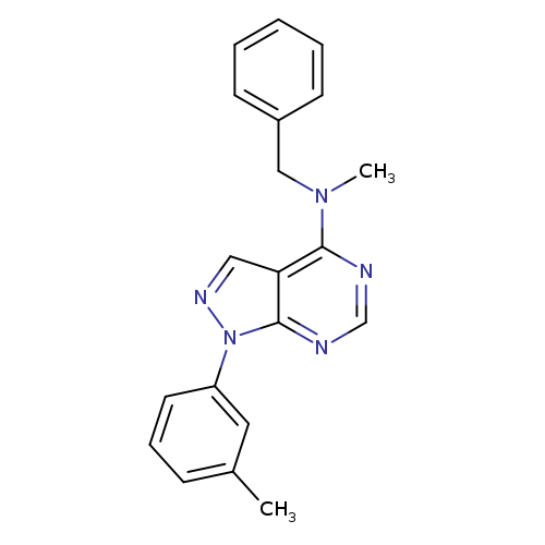 N-benzyl-N-methyl-1-(3-methylphenyl)-1H-pyrazolo[3,4-d]pyrimidin-4-amine