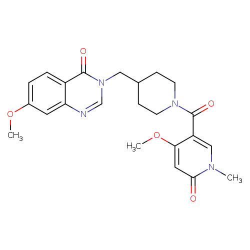 7-methoxy-3-{[1-(4-methoxy-1-methyl-6-oxo-1,6-dihydropyridine-3-carbonyl)piperidin-4-yl]methyl}-3,4-dihydroquinazolin-4-one