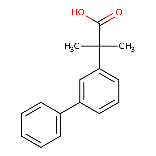2-methyl-2-(3-phenylphenyl)propanoic acid