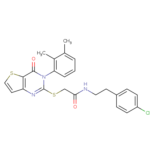 N-[2-(4-chlorophenyl)ethyl]-2-{[3-(2,3-dimethylphenyl)-4-oxo-3H,4H-thieno[3,2-d]pyrimidin-2-yl]sulfanyl}acetamide
