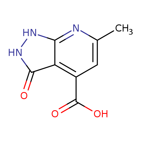 6-methyl-3-oxo-1H,2H,3H-pyrazolo[3,4-b]pyridine-4-carboxylic acid