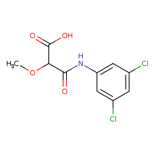 2-[(3,5-dichlorophenyl)carbamoyl]-2-methoxyacetic acid