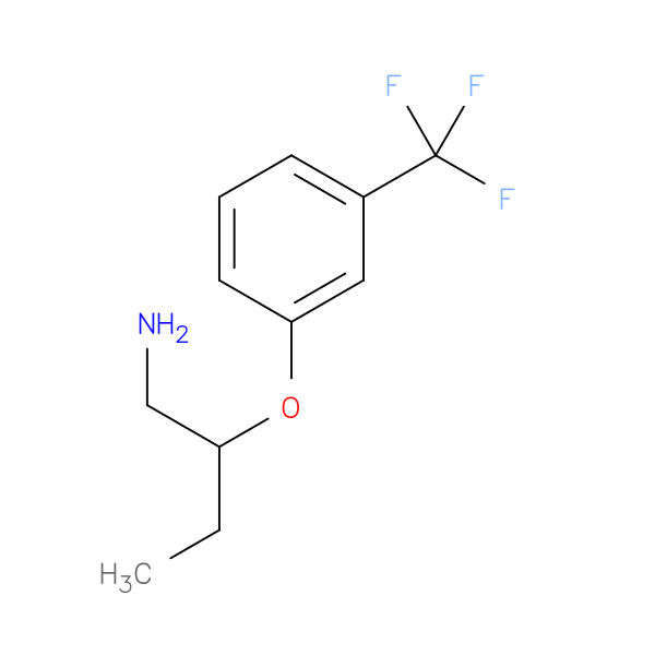 2-[3-(trifluoromethyl)phenoxy]butan-1-amine