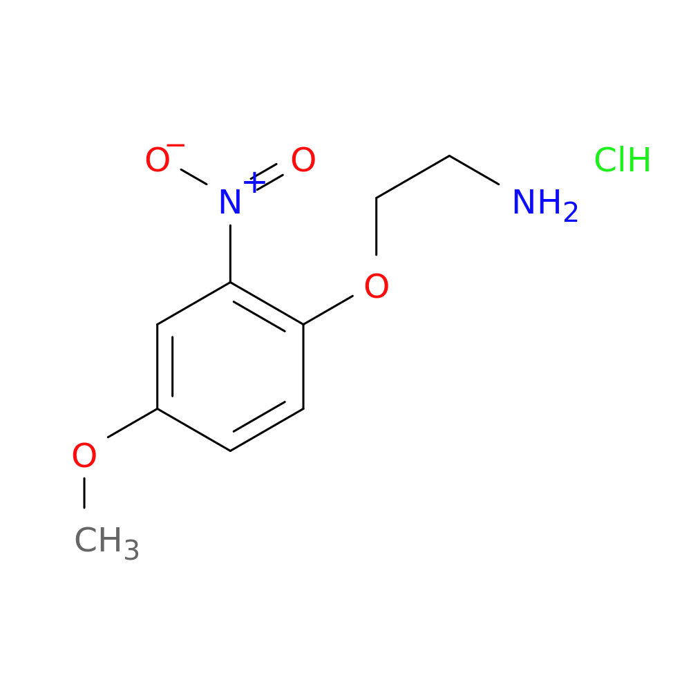 2-(4-methoxy-2-nitrophenoxy)ethan-1-amine hydrochloride