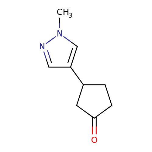 3-(1-methyl-1H-pyrazol-4-yl)cyclopentan-1-one