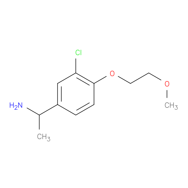 1-[3-Chloro-4-(2-methoxy-ethoxy)-phenyl]-ethylamine