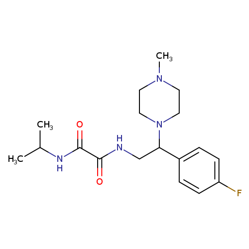N'-[2-(4-fluorophenyl)-2-(4-methylpiperazin-1-yl)ethyl]-N-(propan-2-yl)ethanediamide