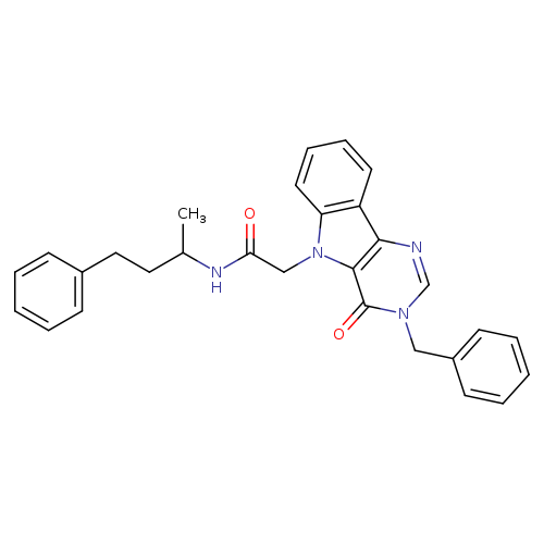2-{3-benzyl-4-oxo-3H,4H,5H-pyrimido[5,4-b]indol-5-yl}-N-(4-phenylbutan-2-yl)acetamide