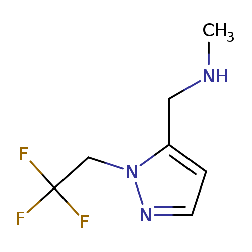 methyl({[1-(2,2,2-trifluoroethyl)-1H-pyrazol-5-yl]methyl})amine