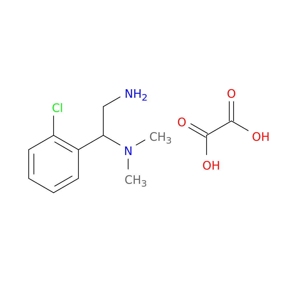 [2-amino-1-(2-chlorophenyl)ethyl]dimethylamine; oxalic acid