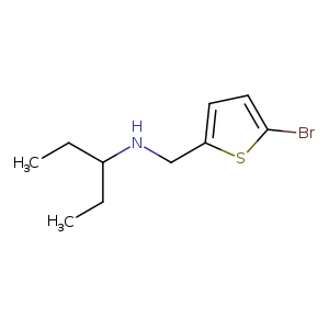 [(5-Bromothiophen-2-yl)methyl](pentan-3-yl)amine