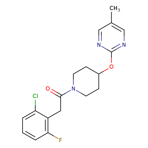 2-(2-chloro-6-fluorophenyl)-1-{4-[(5-methylpyrimidin-2-yl)oxy]piperidin-1-yl}ethan-1-one