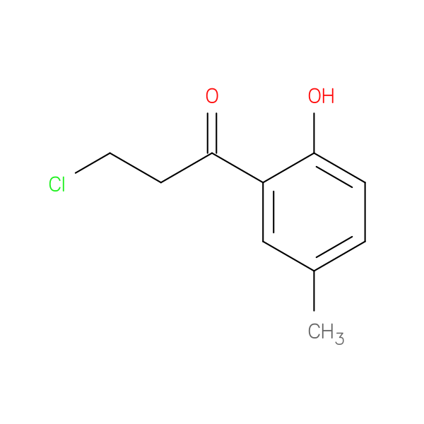 1-Propanone, 3-chloro-1-(2-hydroxy-5-methylphenyl)-