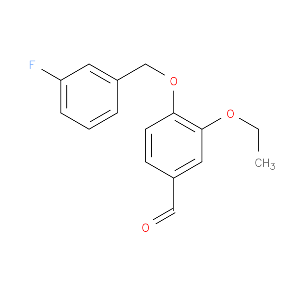 3-Ethoxy-4-[(3-fluorobenzyl)oxy]benzaldehyde
