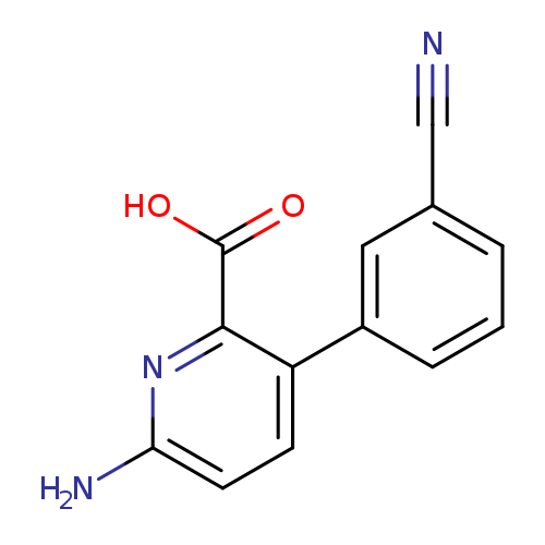 6-Amino-3-(3-cyanophenyl)picolinic acid