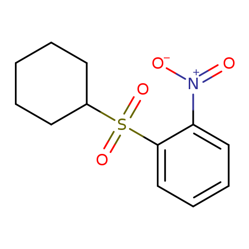 1-(Cyclohexylsulfonyl)-2-nitrobenzene