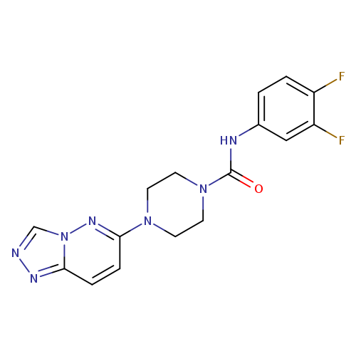 N-(3,4-difluorophenyl)-4-{[1,2,4]triazolo[4,3-b]pyridazin-6-yl}piperazine-1-carboxamide