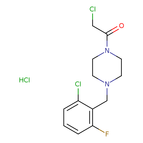 1-(Chloroacetyl)-4-(2-chloro-6-fluorobenzyl)piperazine hydrochloride