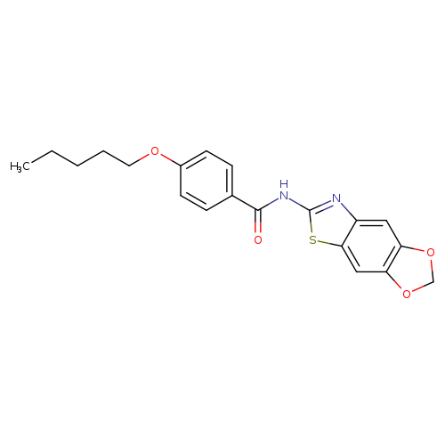 N-{4,6-dioxa-10-thia-12-azatricyclo[7.3.0.0^{3,7}]dodeca-1(9),2,7,11-tetraen-11-yl}-4-(pentyloxy)benzamide