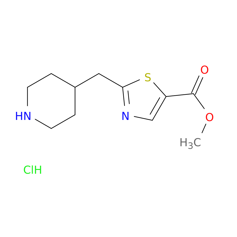 methyl 2-(piperidin-4-ylmethyl)-1,3-thiazole-5-carboxylate hydrochloride