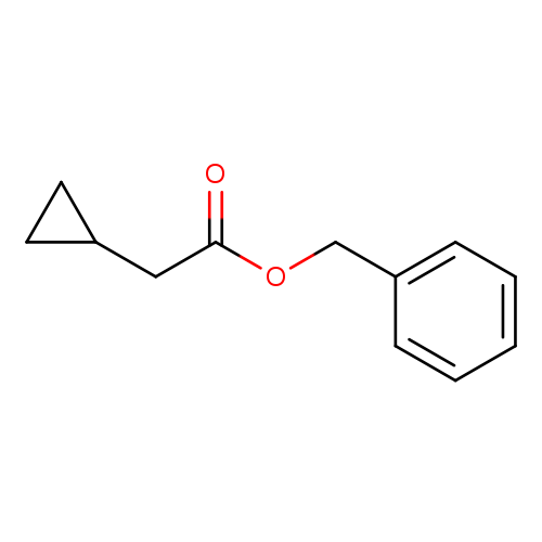 Cyclopropaneacetic acid, phenylmethyl ester