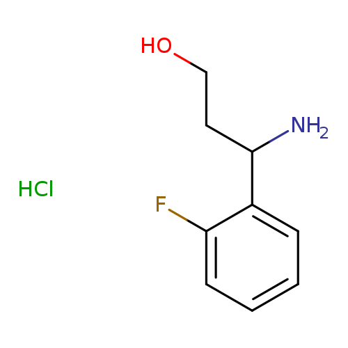3-Amino-3-(2-fluorophenyl)propan-1-ol hydrochloride