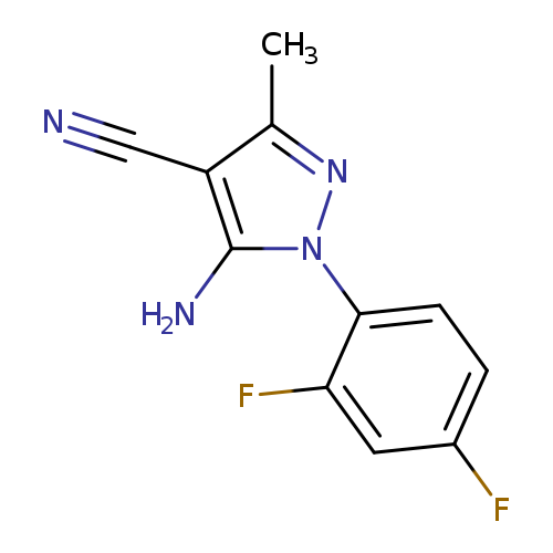 1H-Pyrazole-4-carbonitrile, 5-amino-1-(2,4-difluorophenyl)-3-methyl-