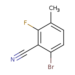 Benzonitrile, 6-bromo-2-fluoro-3-methyl-