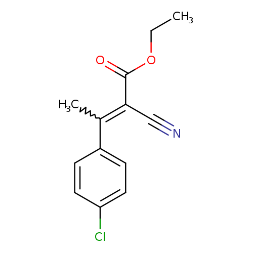 2-Butenoic acid, 3-(4-chlorophenyl)-2-cyano-, ethyl ester