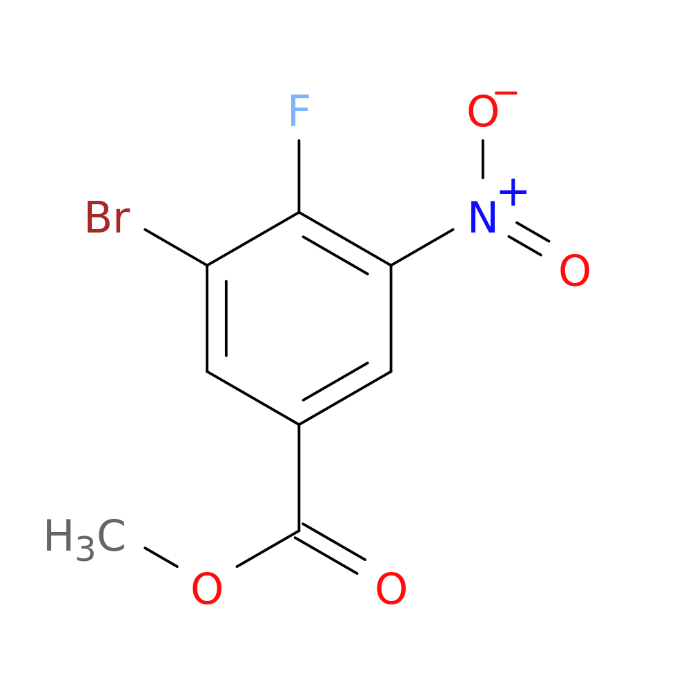 Methyl 3-bromo-4-fluoro-5-nitrobenzoate