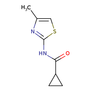 N-(4-methyl-1,3-thiazol-2-yl)cyclopropanecarboxamide