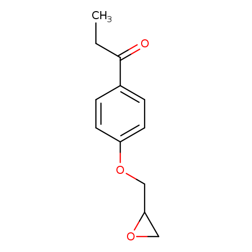 1-[4-(oxiran-2-ylmethoxy)phenyl]propan-1-one